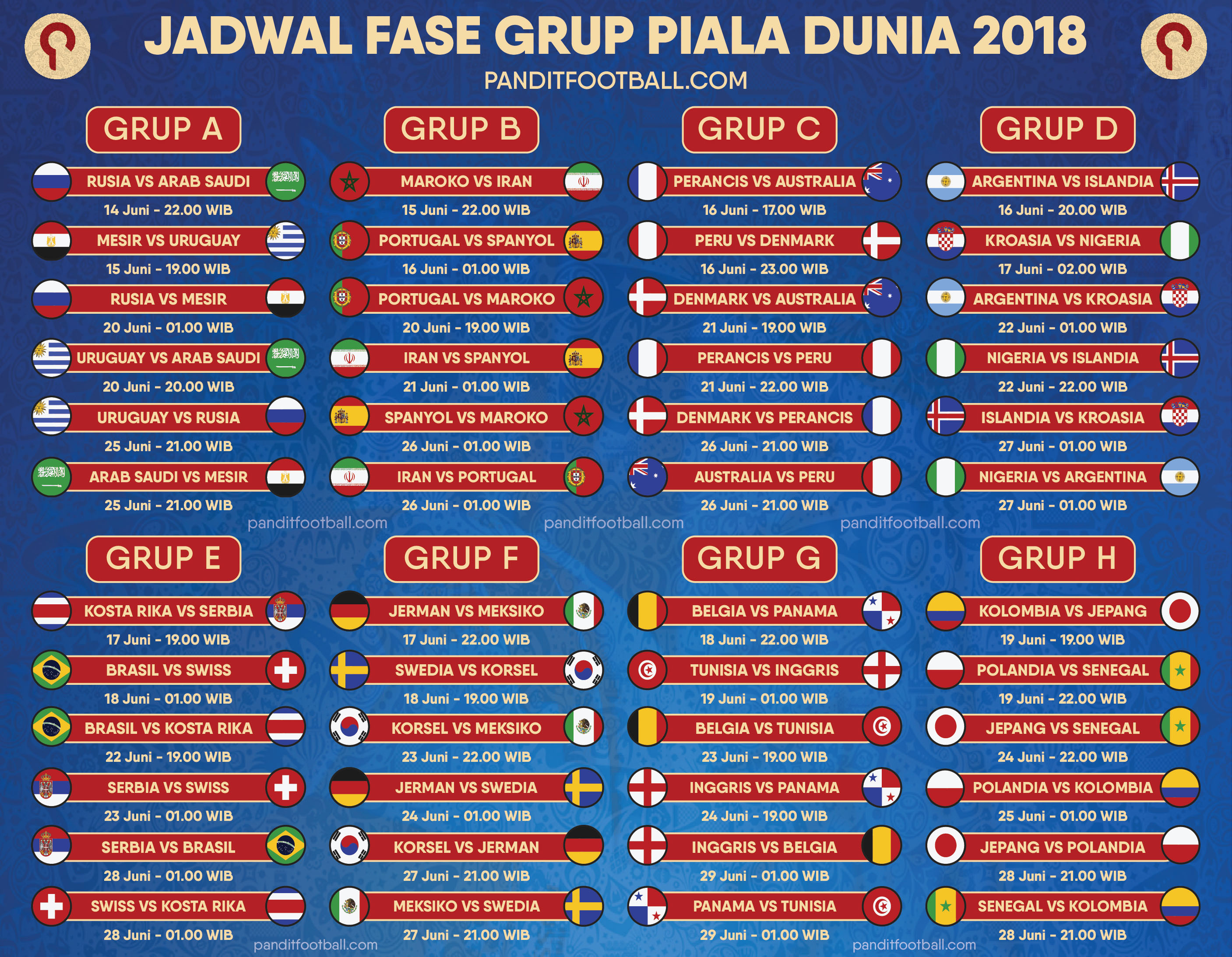 Detail Gambar Jadwal Lengkap Piala Dunia Nomer 2