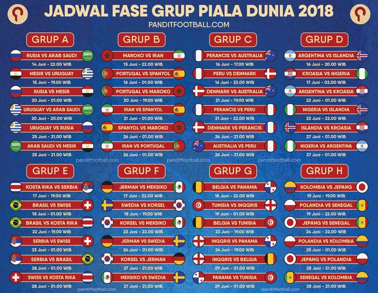 Detail Gambar Jadwal Lengkap Piala Dunia Nomer 45