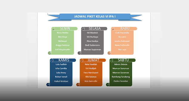 Detail Gambar Jadwal Piket Nomer 16