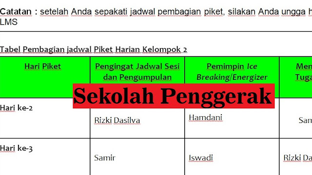 Detail Gambar Jadwal Piket Nomer 46