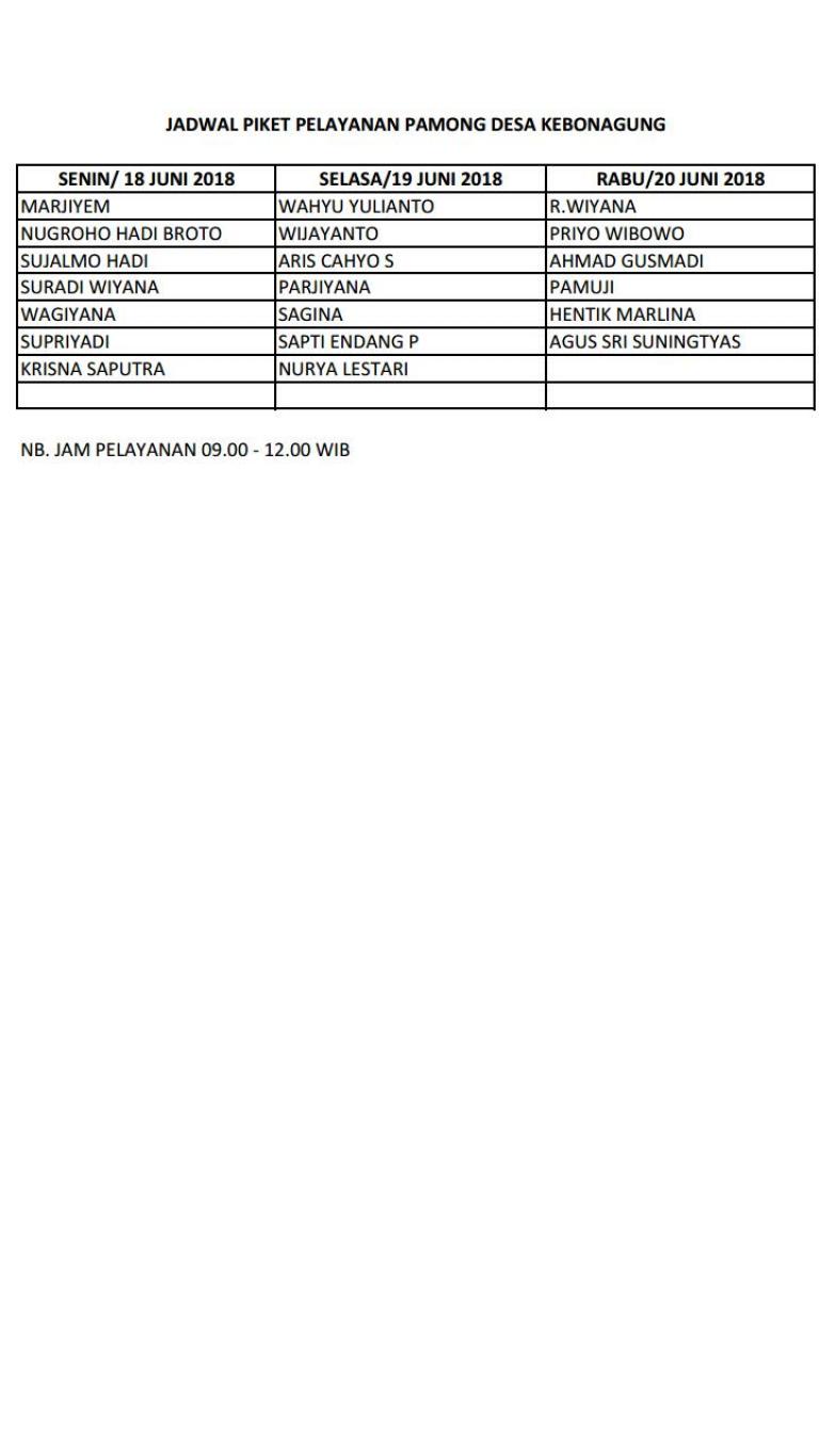 Detail Gambar Jadwal Piket Nomer 54