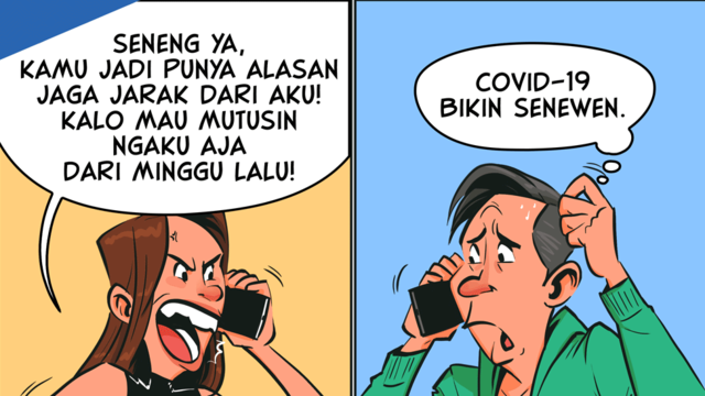 Detail Gambar Jaga Jarak Dari Kerumunan Kartun Nomer 54