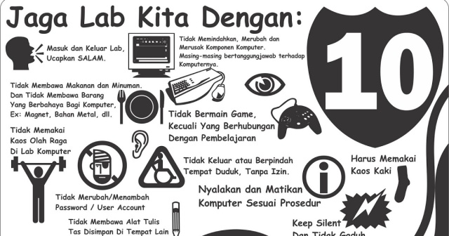 Gambar Jagalah Kebersihan Lab Komputer - KibrisPDR