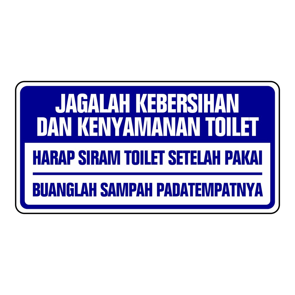 Gambar Jagalah Kebersihan Toilet - KibrisPDR