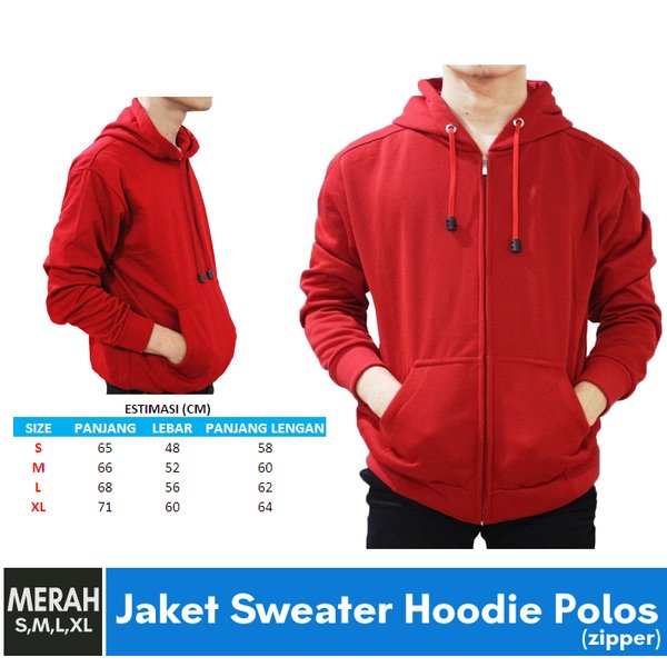 Detail Gambar Jaket Hoodie Polos Nomer 56