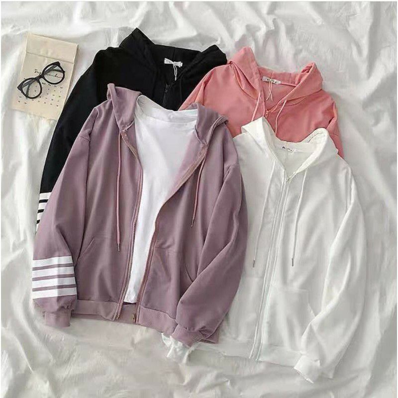 Detail Gambar Jaket Hoodie Wanita Nomer 20