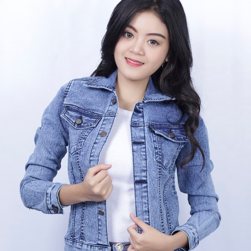 Detail Gambar Jaket Jeans Wanita Nomer 10