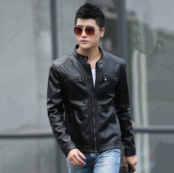 Detail Gambar Jaket Kulit Pria Keren Nomer 28