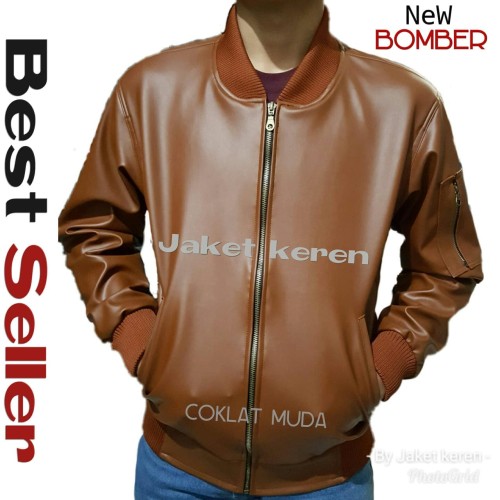 Detail Gambar Jaket Kulit Pria Keren Nomer 33