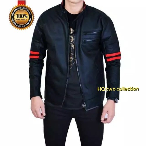 Detail Gambar Jaket Kulit Pria Keren Nomer 43