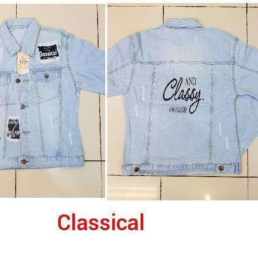 Detail Gambar Jaket Levis Longgar Cewek Nomer 24