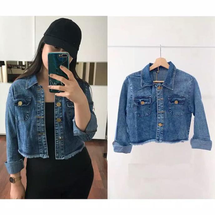 Detail Gambar Jaket Levis Wanita Nomer 5