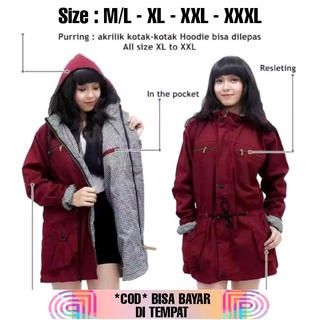 Detail Gambar Jaket Parka Wanita Terbaru Nomer 9