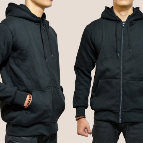 Detail Gambar Jaket Polos Hitam Nomer 29