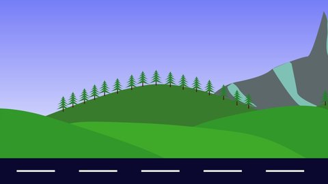 Detail Gambar Jalan Animasi Di Pegunungan Nomer 36