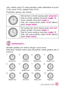 Detail Gambar Jam 1 Sampai 12 Nomer 5