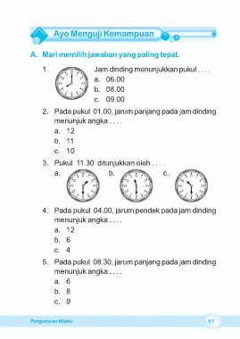 Detail Gambar Jam Dinding Pukul 6 Nomer 17