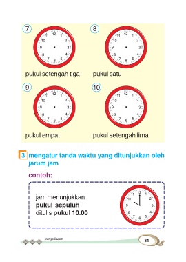 Detail Gambar Jam Menunjukan Jam 10 Nomer 31