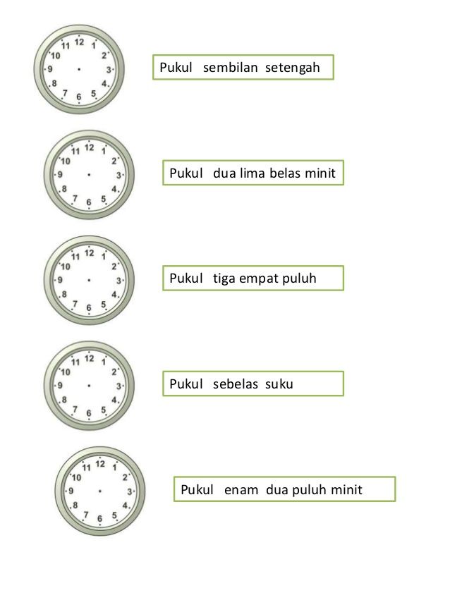 Detail Gambar Jam Setengah Empat Nomer 18