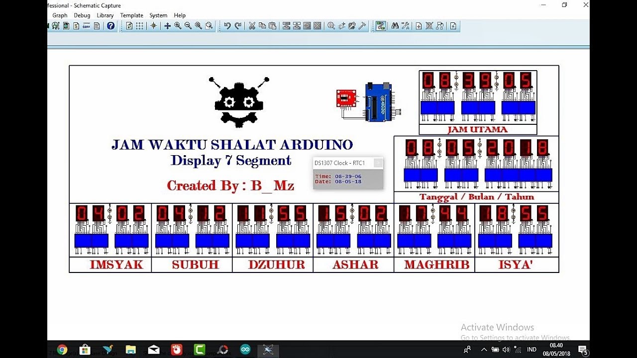 Detail Gambar Jam Waktu Shalat Nomer 19