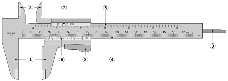 Detail Gambar Jangka Sorong Dan Mikrometer Sekrup Nomer 9