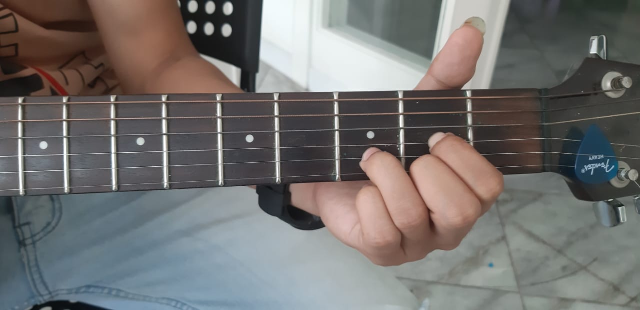 Detail Gambar Jari Kunci Dasar Gitar Nomer 34