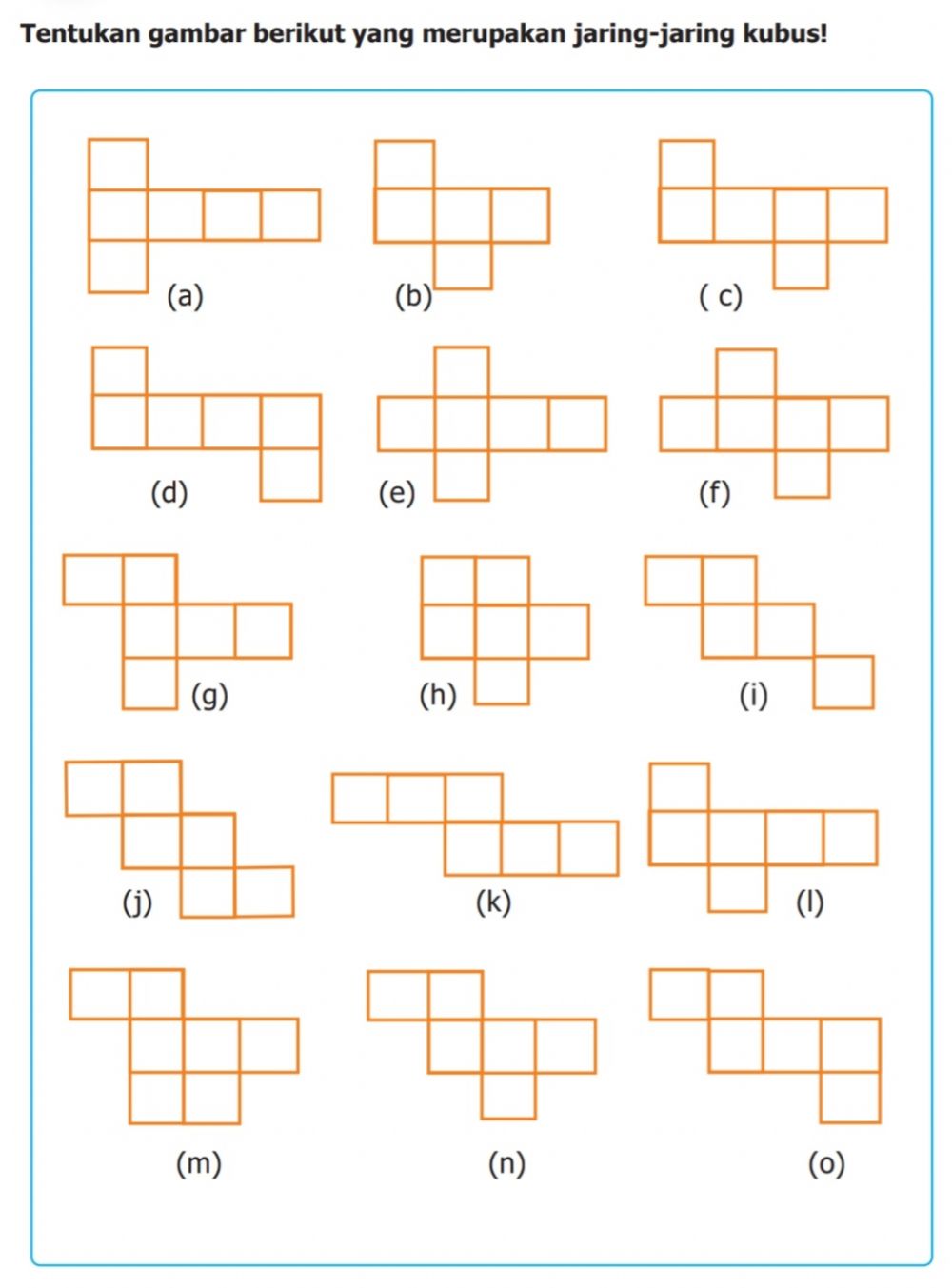 Detail Gambar Jaring Jaring Kubus Nomer 16