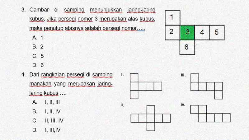 Detail Gambar Jaring Kubus Dan Balok Nomer 20