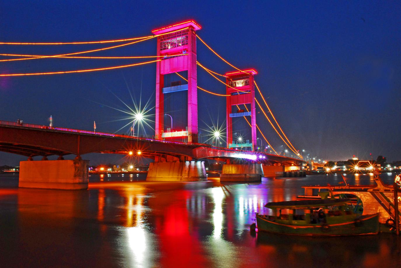 Detail Gambar Jembatan Ampera Palembang Nomer 3