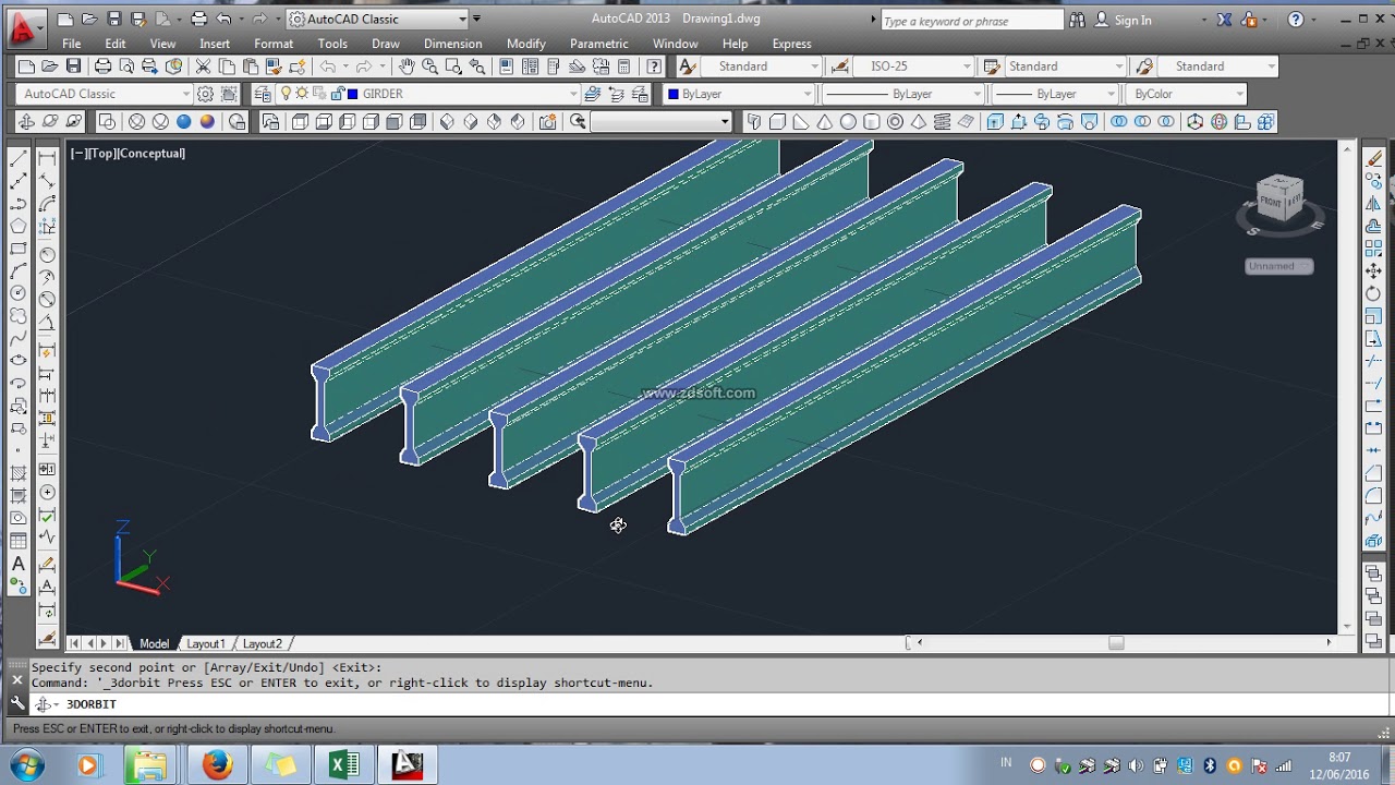 Detail Gambar Jembatan Autocad Nomer 26