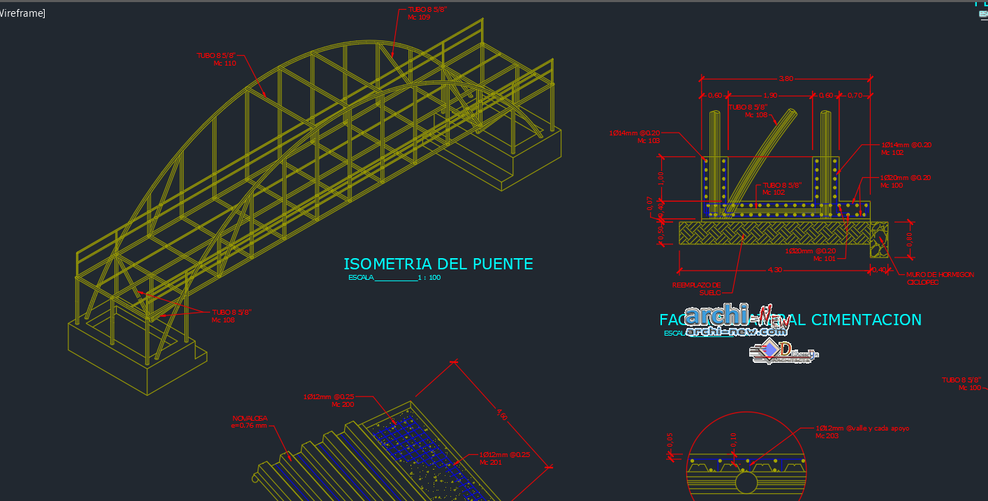 Detail Gambar Jembatan Autocad Nomer 53