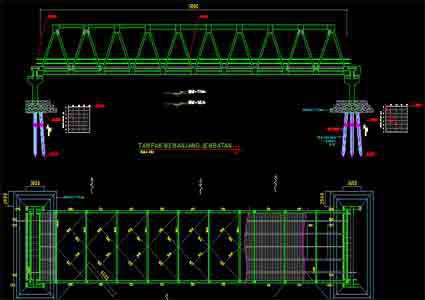 Detail Gambar Jembatan Rangka Baja Nomer 44