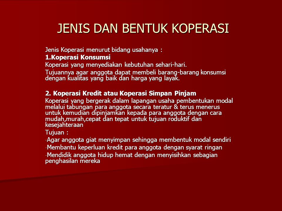 Detail Gambar Jenis Jenis Koperasi Nomer 9