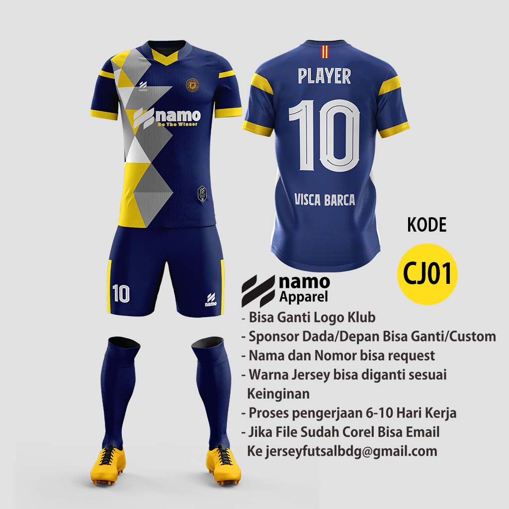 Detail Gambar Jersey Futsal Nomer 17