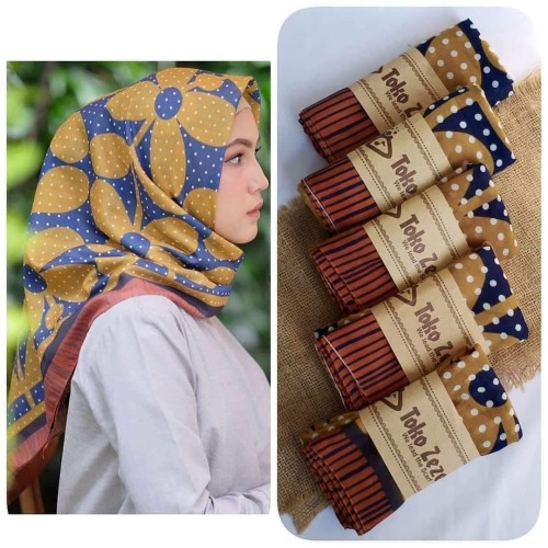 Detail Gambar Jilbab Motif Bunga Nomer 44