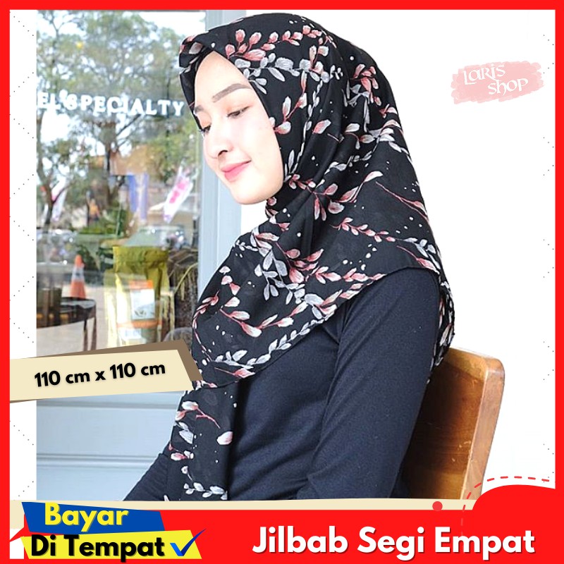 Detail Gambar Jilbab Motif Bunga Nomer 8