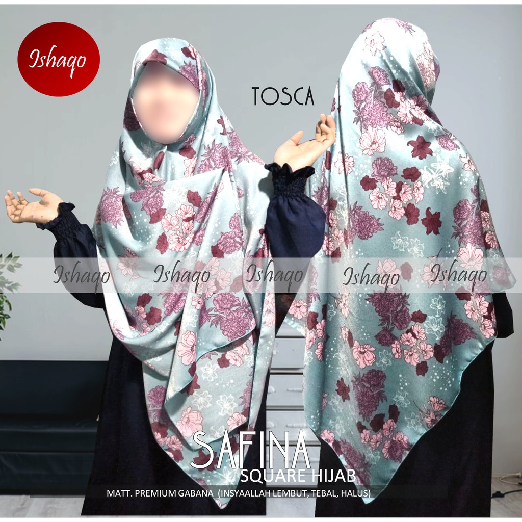 Detail Gambar Jilbab Motif Bunga Nomer 9