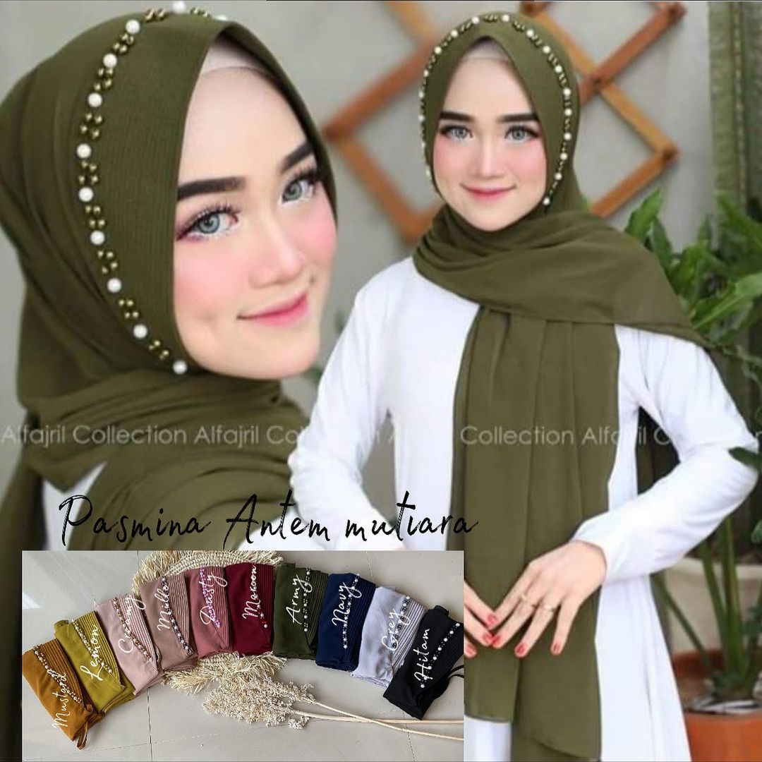 Detail Gambar Jilbab Pashmina Terbaru Nomer 38