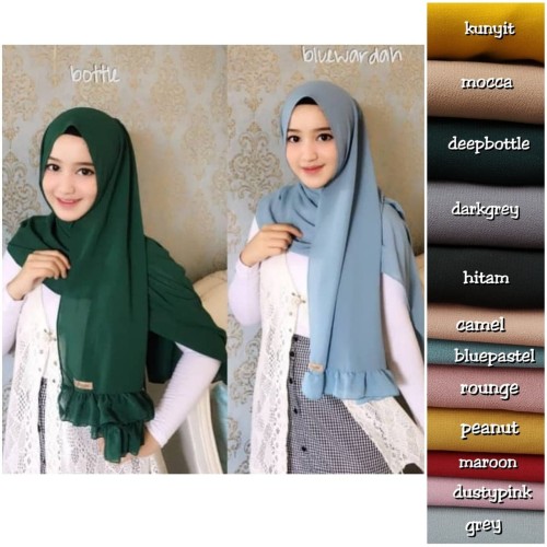 Detail Gambar Jilbab Pashmina Terbaru Nomer 40