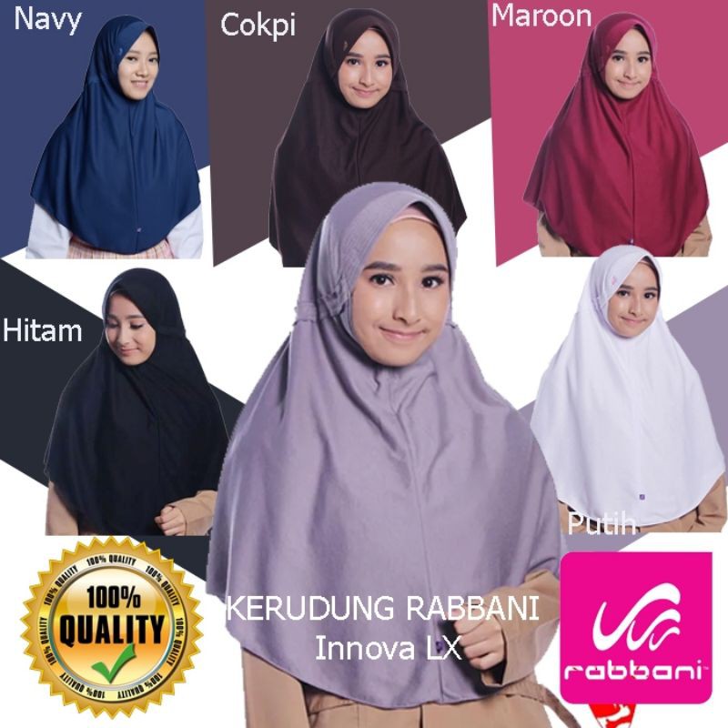 Detail Gambar Jilbab Rabbani Warna Hitam Nomer 18