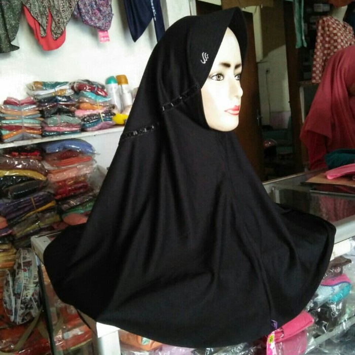 Detail Gambar Jilbab Rabbani Warna Hitam Nomer 3