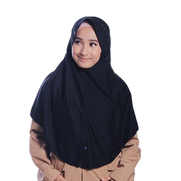 Detail Gambar Jilbab Rabbani Warna Hitam Nomer 21