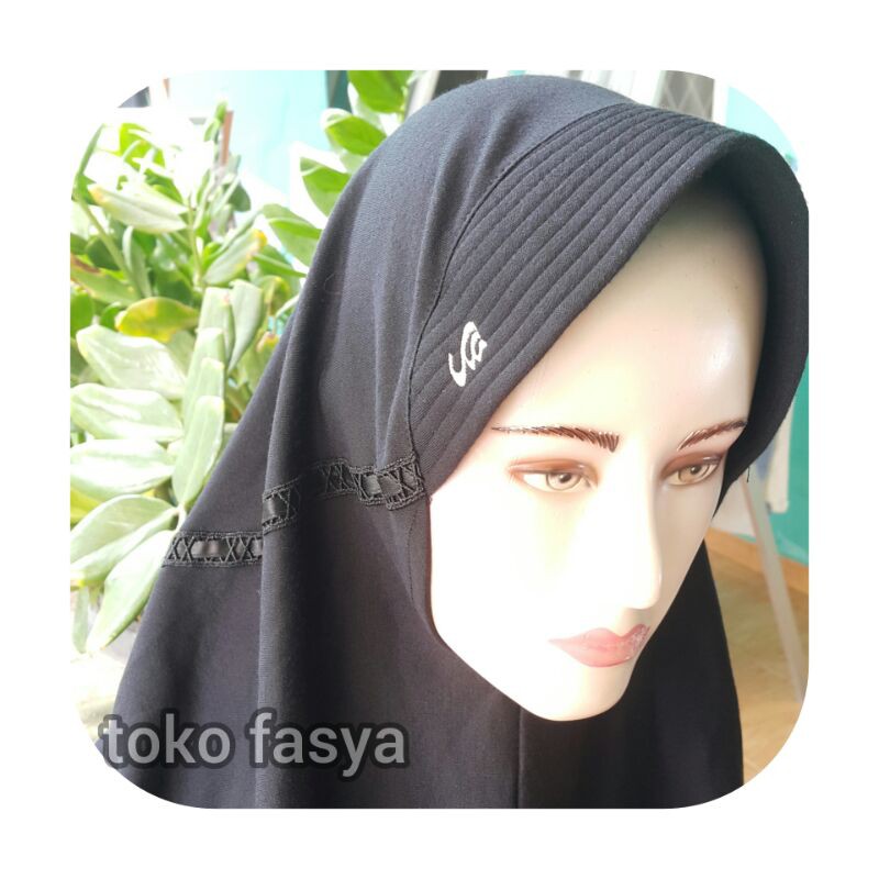 Detail Gambar Jilbab Rabbani Warna Hitam Nomer 5