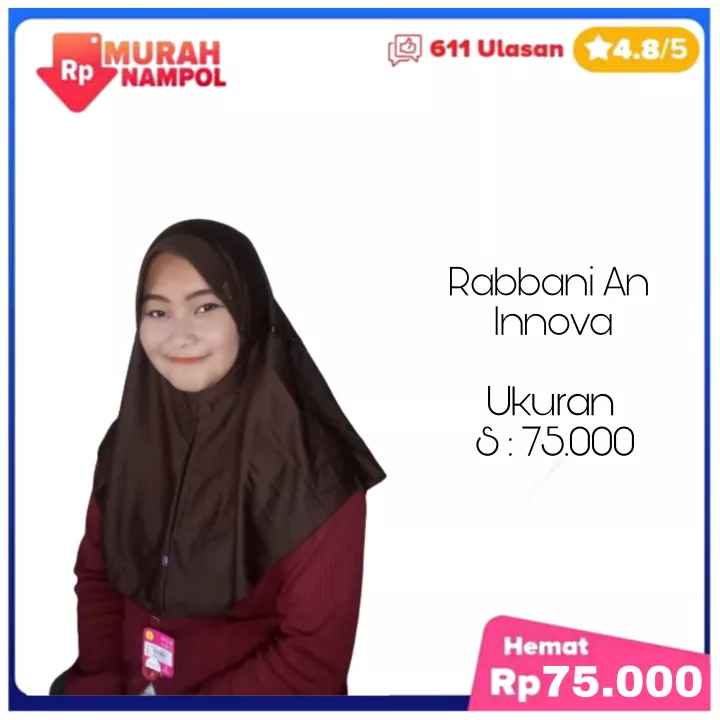 Detail Gambar Jilbab Rabbani Warna Hitam Nomer 42