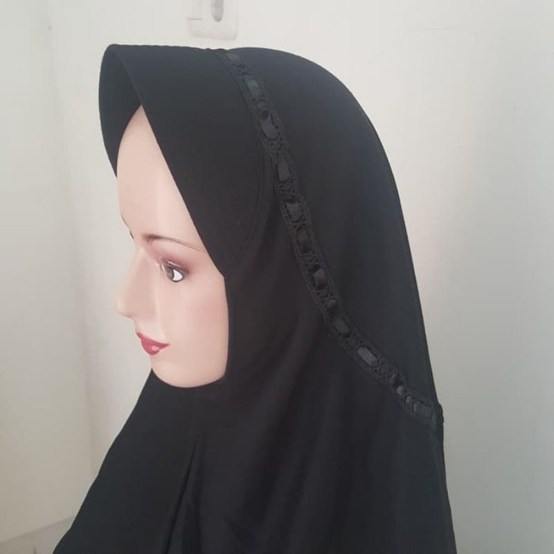 Detail Gambar Jilbab Rabbani Warna Hitam Nomer 7