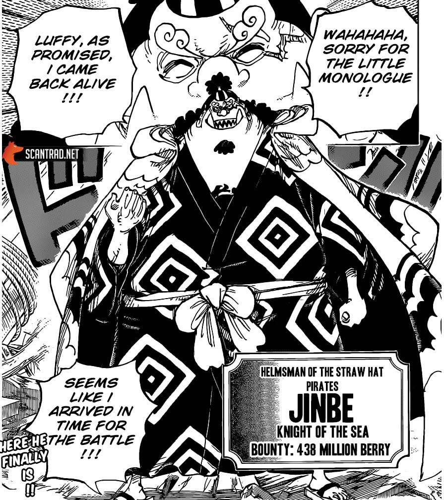 Detail Gambar Jinbei Anggota Baru Luffy Nomer 3