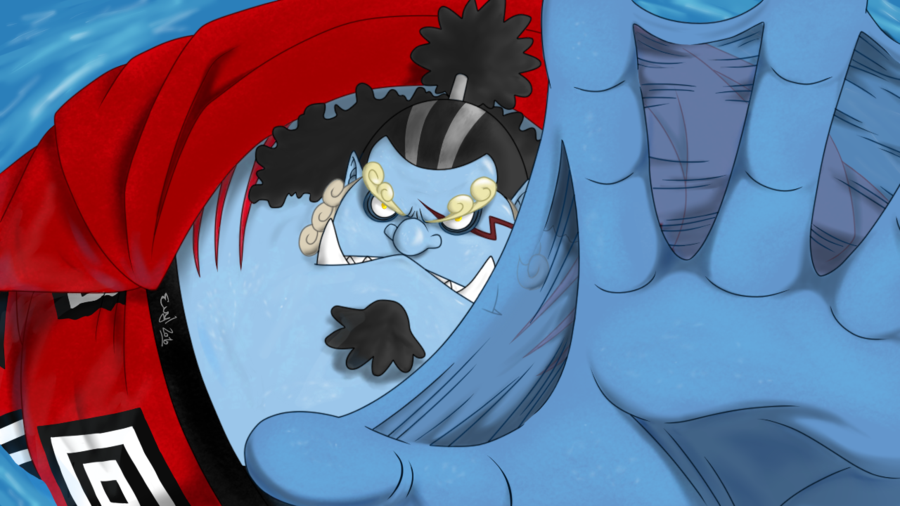 Detail Gambar Jinbei Anggota Baru Luffy Nomer 35