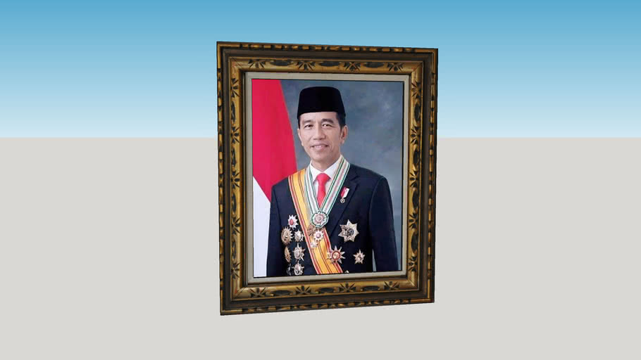 Detail Gambar Jokowi Di Bingkai Nomer 33