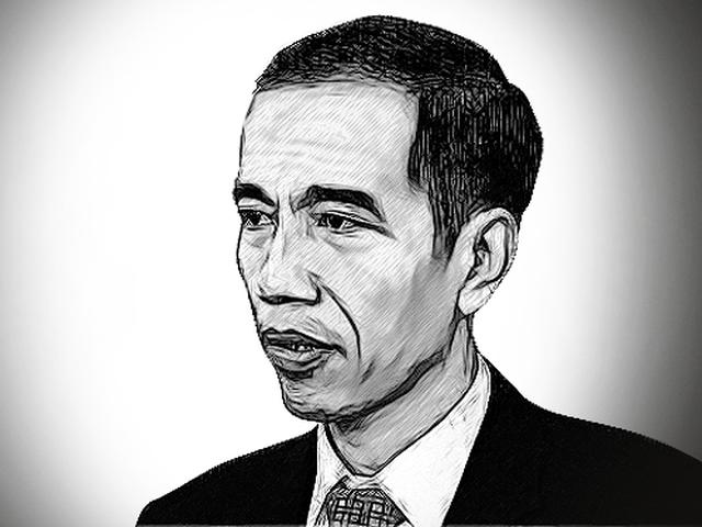 Detail Gambar Jokowi Hitam Putih Nomer 6