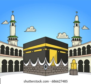 Detail Gambar Kabah Karikatur Nomer 6